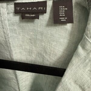 Tahari Sleeveless Tank Top - Soft Green